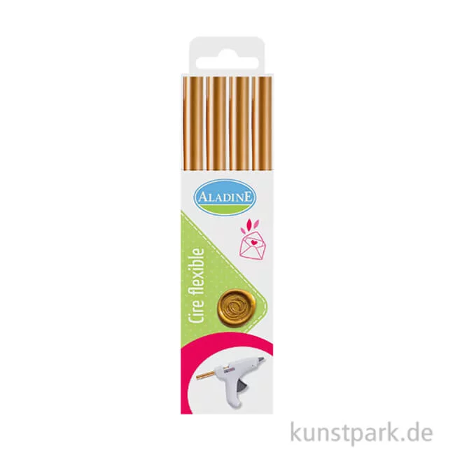 Artikelbild 1 des Artikels “Siegelwachs Stangen, 12 mm Durchmesser, 4 Stück Gold“