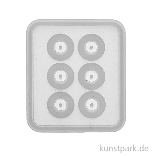 Artikelbild 1 des Artikels “Silikon Gießform - 6 Perlen, Kugeln, 12 mm Durchmesser “