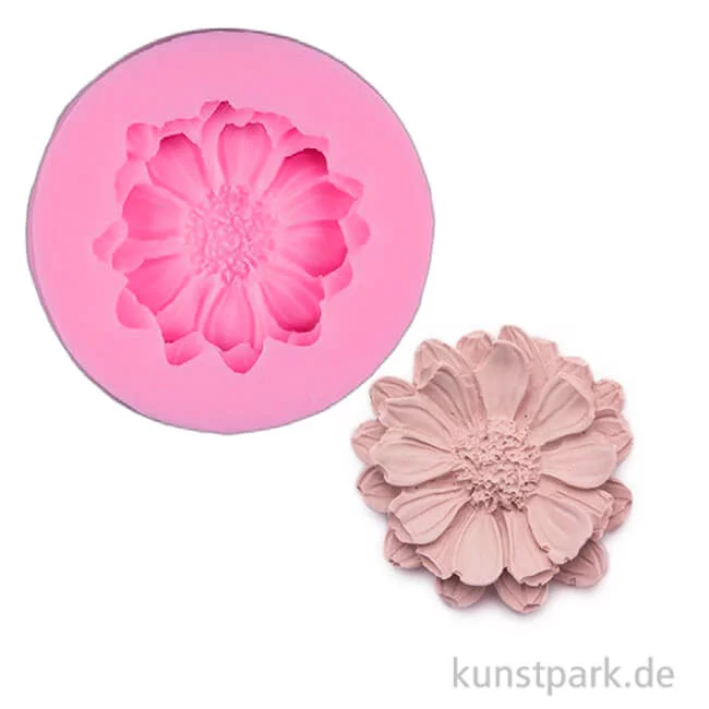 Artikelbild 1 des Artikels “Silikon Gießform - Blume, Durchmesser 5 cm, Höhe 1,4 cm “