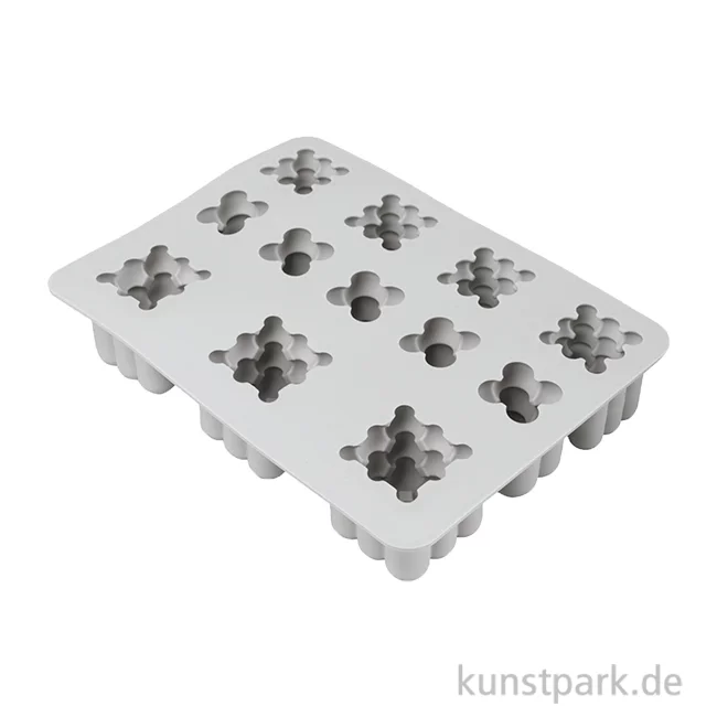 Artikelbild 1 des Artikels “Silikon Gießform - Bubble Kerzen, 12 Motive, 24,4 x 18 x 50 cm “