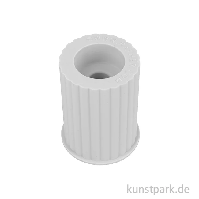 Artikelbild 1 des Artikels “Silikon Gießform - Kerzenhalter geriffelt, ø 52 mm, Höhe 8 cm “