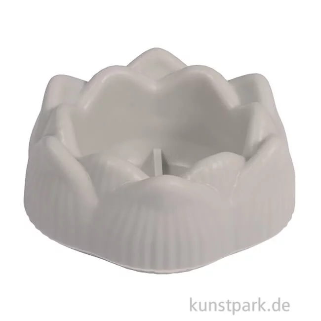 Artikelbild 1 des Artikels “Silikon Gießform - Kerzenhalter Lotus, Durchmesser 8 cm, Höhe 3,5 cm “