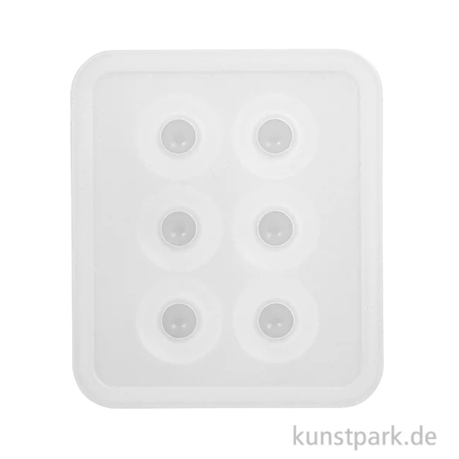 Artikelbild 1 des Artikels “Silikon Gießform für 6 Kugeln, Perlen, 16 mm Durchmesser “