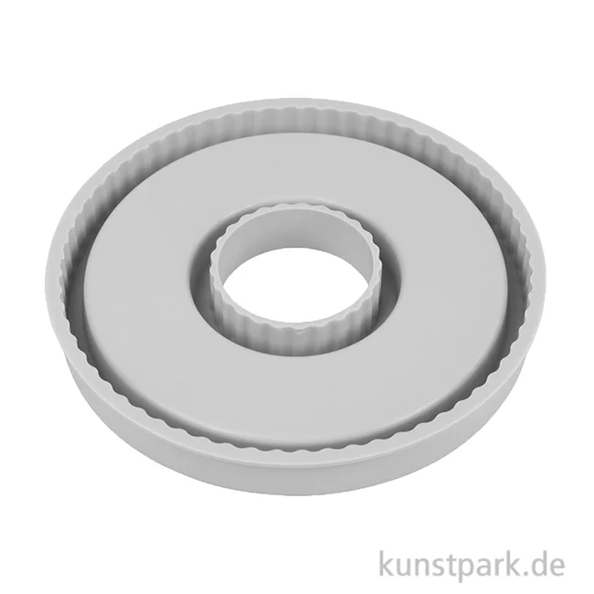 Artikelbild 1 des Artikels “Silikon Gießform - Untersetzer Ring, geriffelt, ø 17 cm, Höhe 2 cm “