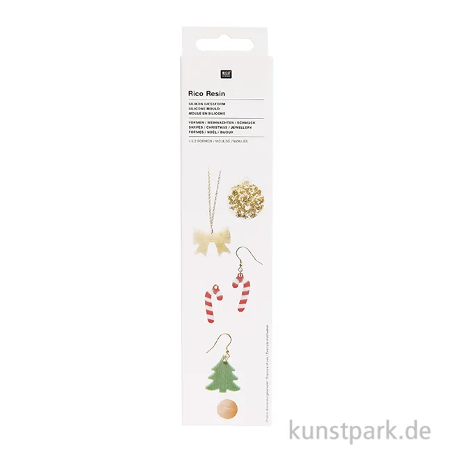 Artikelbild 1 des Artikels “Silikon Gießform - Weihnachtsschmuck, 8 Motive “