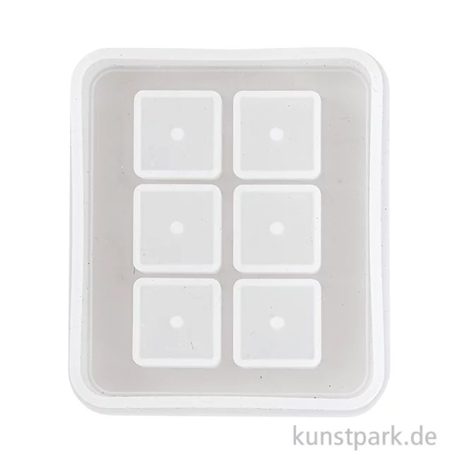 Artikelbild 1 des Artikels “Silikon Gießform für 6 Würfel “
