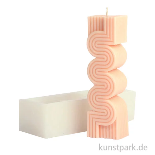 Artikelbild 1 des Artikels “Silikon Kerzenform - Design, 14,5 x 4 x 3 cm “