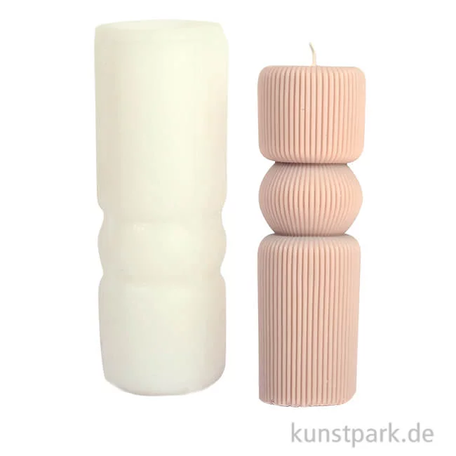 Artikelbild 1 des Artikels “Silikon Kerzenform - Säule Antik, Höhe 13,5 cm “