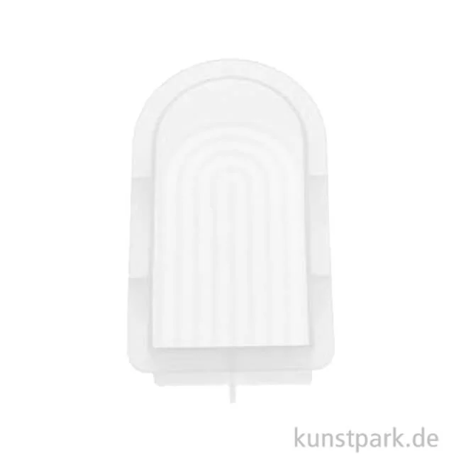 Artikelbild 1 des Artikels “Silikon-Kerzengießform, Bogen klein, 12 x 6 x 3,7 cm “