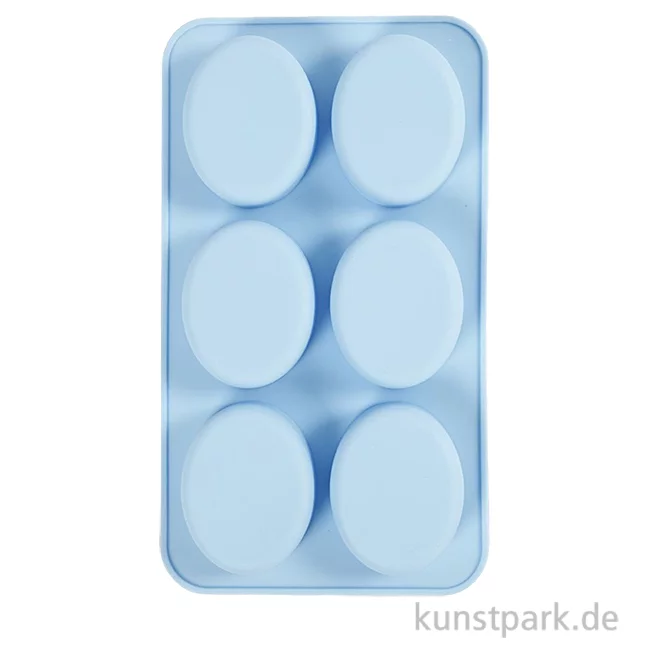 Artikelbild 1 des Artikels “Silikonform - 6 Ovale, 28 x 16 x 2,5 cm “