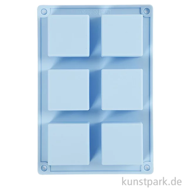 Artikelbild 1 des Artikels “Silikonform - 6 Quadrate, 21,5 x 14,5 x 2,5 cm “