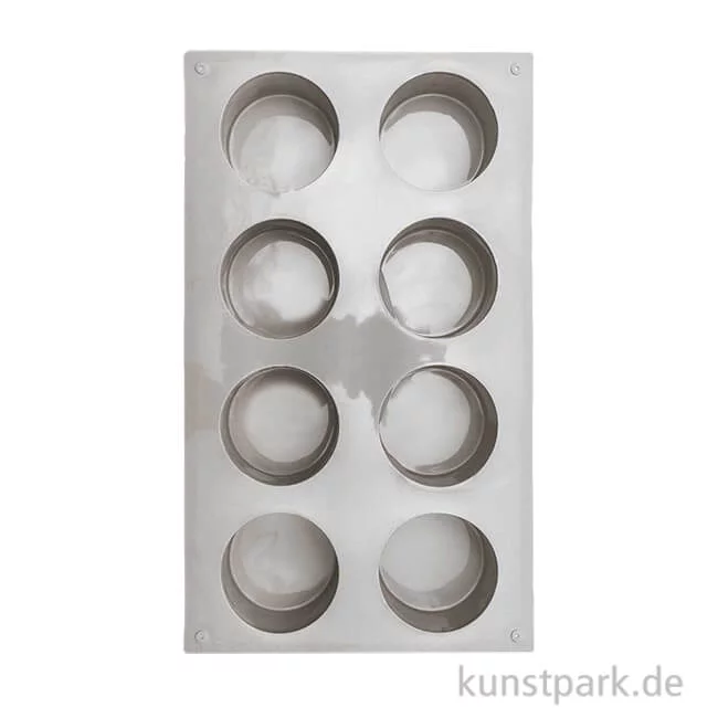 Artikelbild 1 des Artikels “Silikonform - 8 Kreise, Rund, 29 x 17 x 3,8 cm “