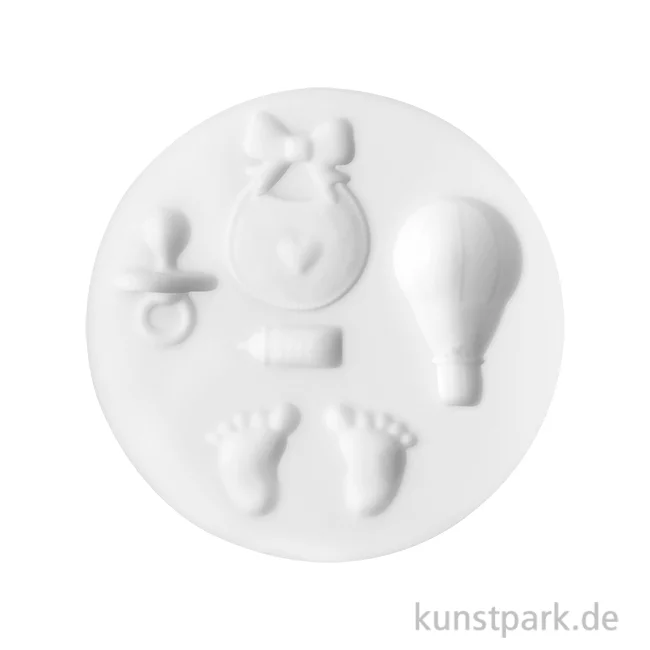 Artikelbild 1 des Artikels “Silikonform - Baby Geburt, 70 mm Durchmesser “