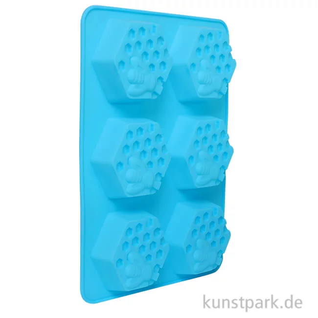 Artikelbild 1 des Artikels “Silikonform - Bienenwaben XL, Motiv-Größe 6 x 7 cm “