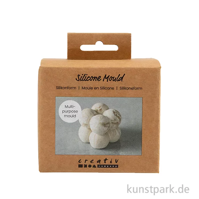 Artikelbild 1 des Artikels “Silikonform Bubble Quadrat mit Seifenblasen, 4 x 4 x 4 cm “