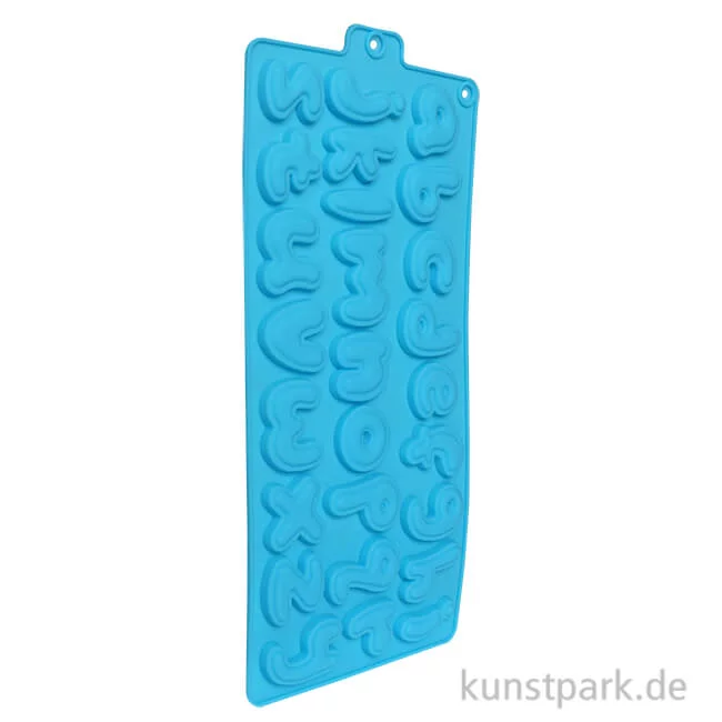 Artikelbild 1 des Artikels “Silikonform - Buchstaben Kleinschrift, Motiv-Größe 3 - 5 cm “