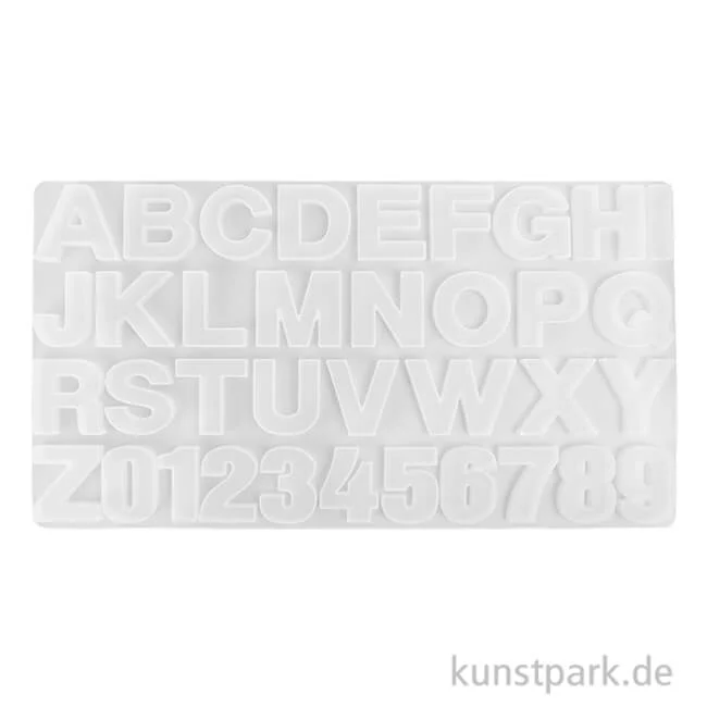 Artikelbild 1 des Artikels “Silikonform Buchstaben + Zahlen, 4 cm “