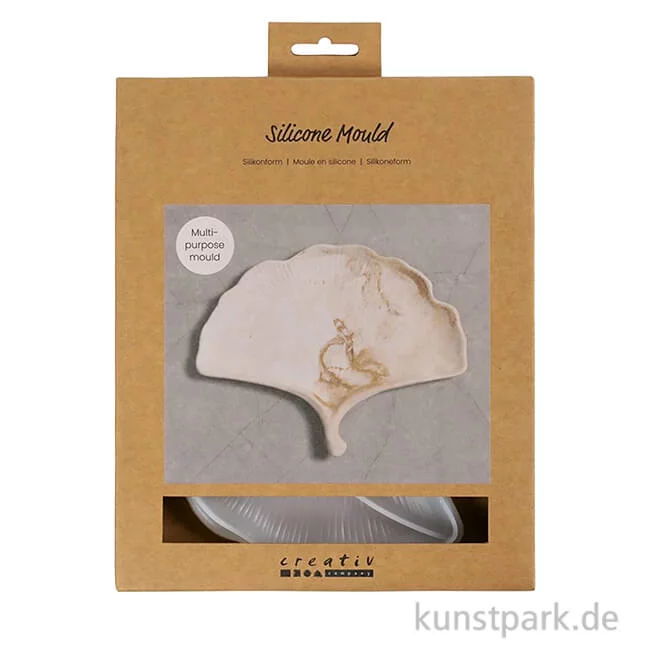 Artikelbild 1 des Artikels “Silikonform, Ginkgo-Blatt, 18,5 x 14,8 x 1,5 cm “