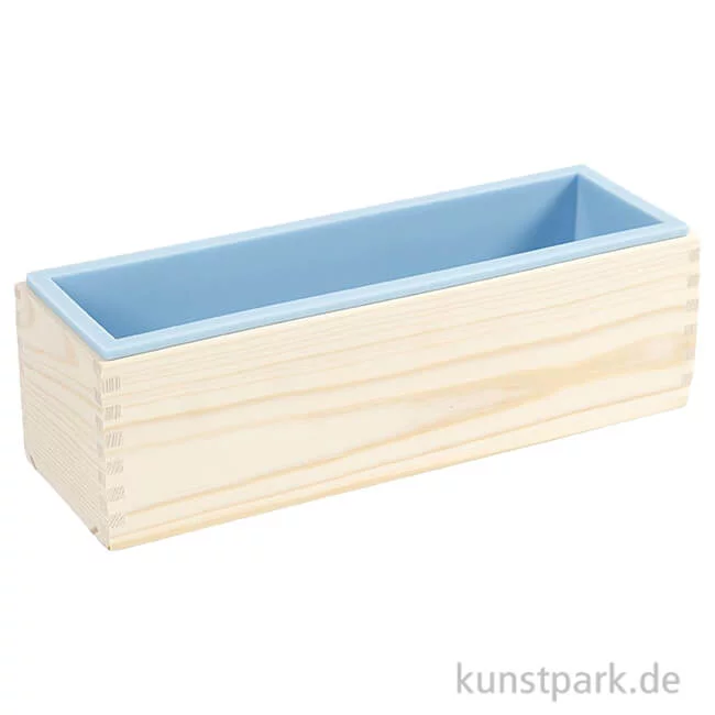 Artikelbild 1 des Artikels “Holzrahmen mit Silikonform für 1500 ml Gießmasse “