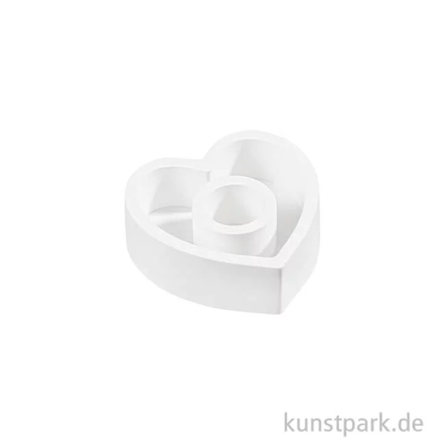 Artikelbild 1 des Artikels “Silikonform Kerzenhalter Herz, 8 x 2,5 cm “