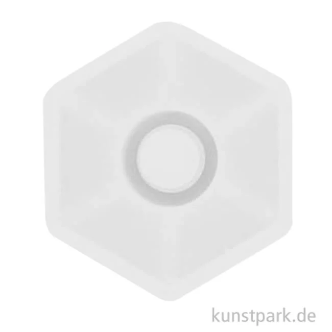 Artikelbild 1 des Artikels “Silikonform Kerzenhalter Hexagon, 10 x 5 x 8,2 cm “