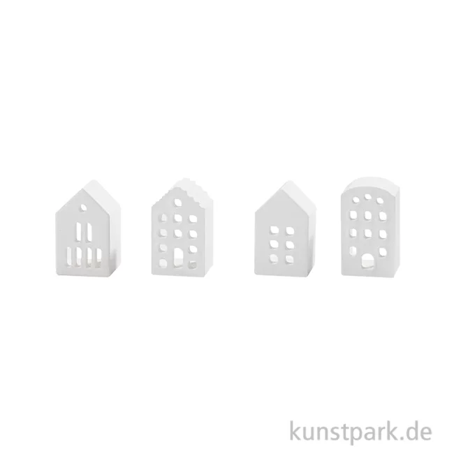 Artikelbild 1 des Artikels “Silikonform Mini-Häuschen I, 4 Motive, 3 x 5 cm “