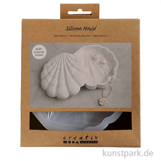 Artikelbild 1 des Artikels “Silikonform, Muschel, 13,2 x 13,3 x 3 cm “