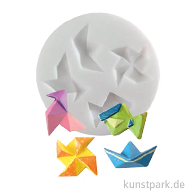 Artikelbild 1 des Artikels “Silikonform - Origami, 70 mm Durchmesser “