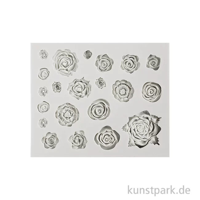 Artikelbild 1 des Artikels “Silikonform, Rosen, Höhe 0,5-1 cm, Länge 0,8-4 cm “