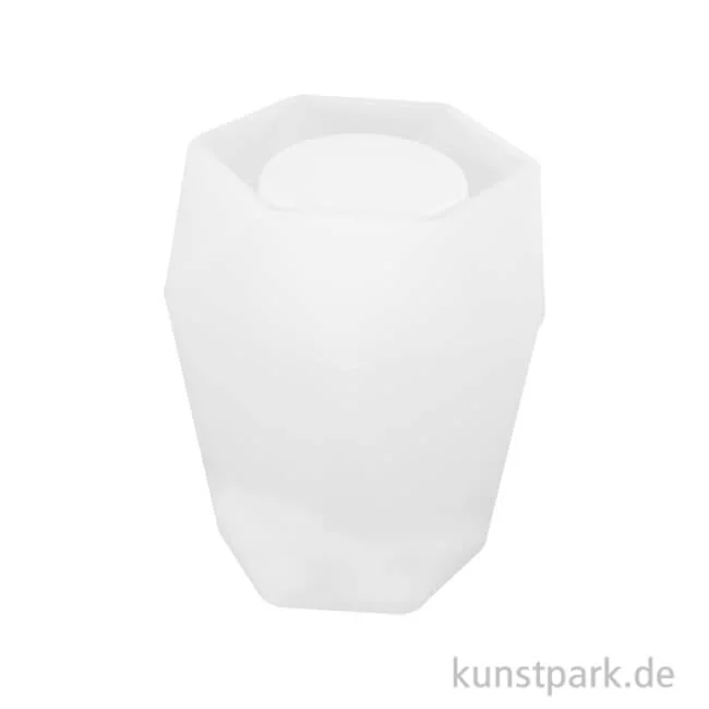 Artikelbild 1 des Artikels “Silikonform Vase Facettiert, Durchmesser 10 cm, Höhe 8 cm “