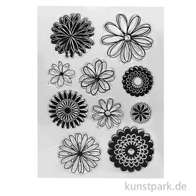 Artikelbild 1 des Artikels “Silikonstempel - Blüten, 11 x 15,5 cm “