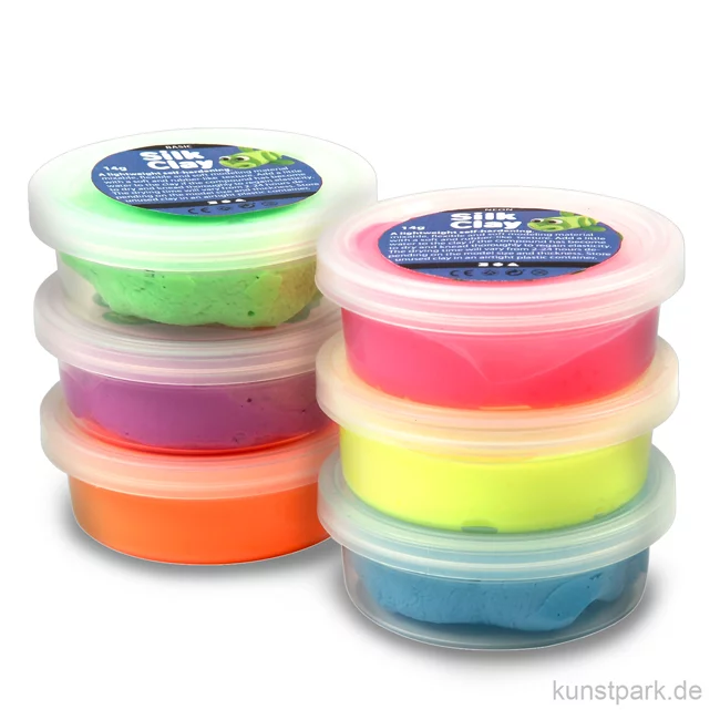 Artikelbild 1 des Artikels “Silk Clay - Neon Sortiment, 6x14 g “