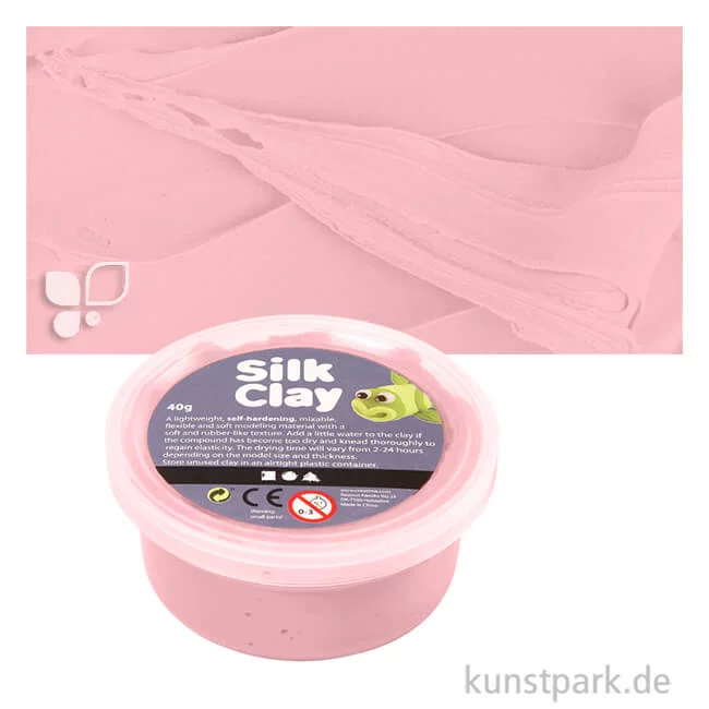 Artikelbild 1 des Artikels “Silk Clay - weiche, glatte Modelliermasse - 40 g Einzelfarbe | Pink“
