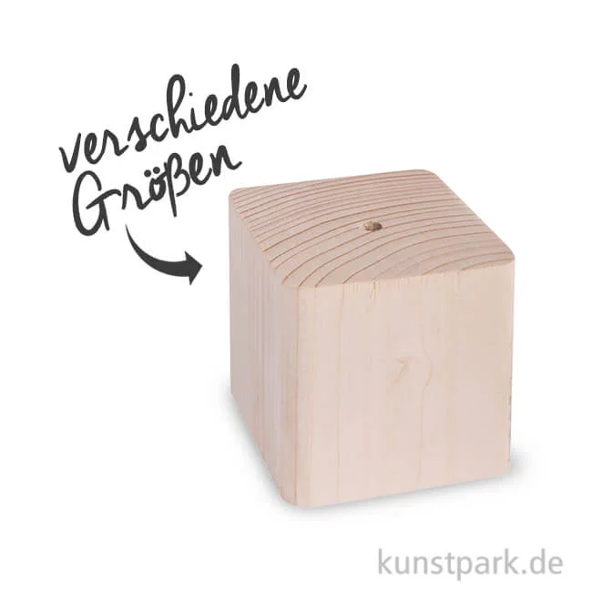 Artikelbild 1 des Artikels “Sockel aus Holz mit 5,5 mm Loch, 2,5 cm tief “