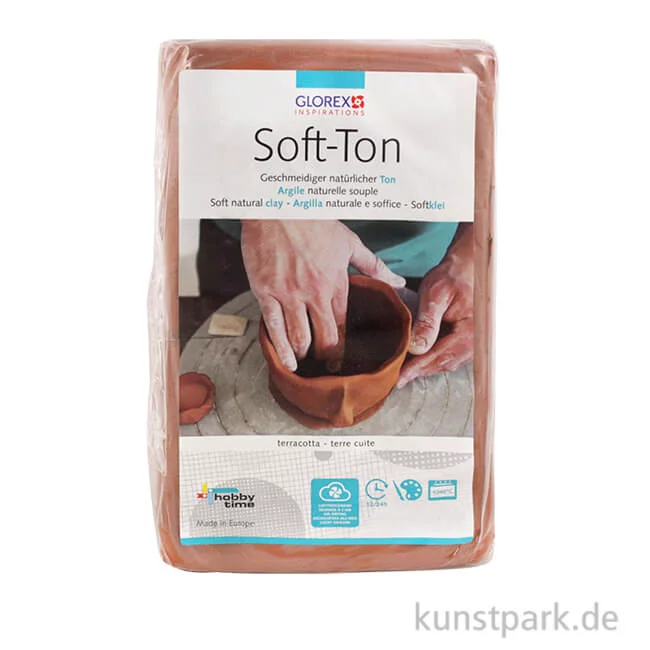 Artikelbild 1 des Artikels “Soft-Ton terracotta, lufthärtend 1000 g“