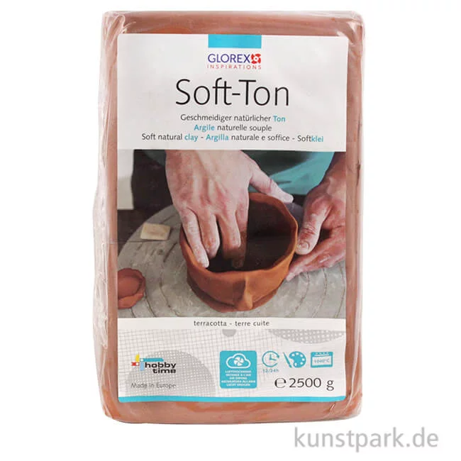 Artikelbild 1 des Artikels “Soft-Ton terracotta, lufthärtend 2500 g“