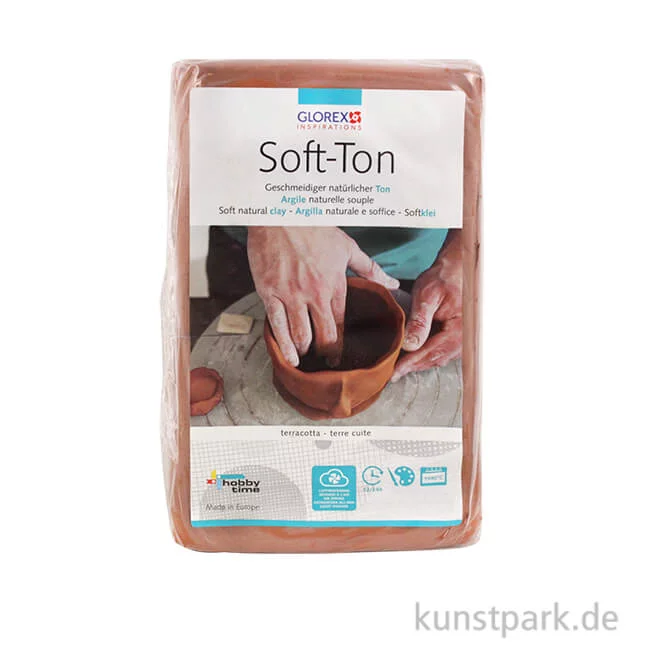 Artikelbild 1 des Artikels “Soft-Ton terracotta, lufthärtend 500 g“