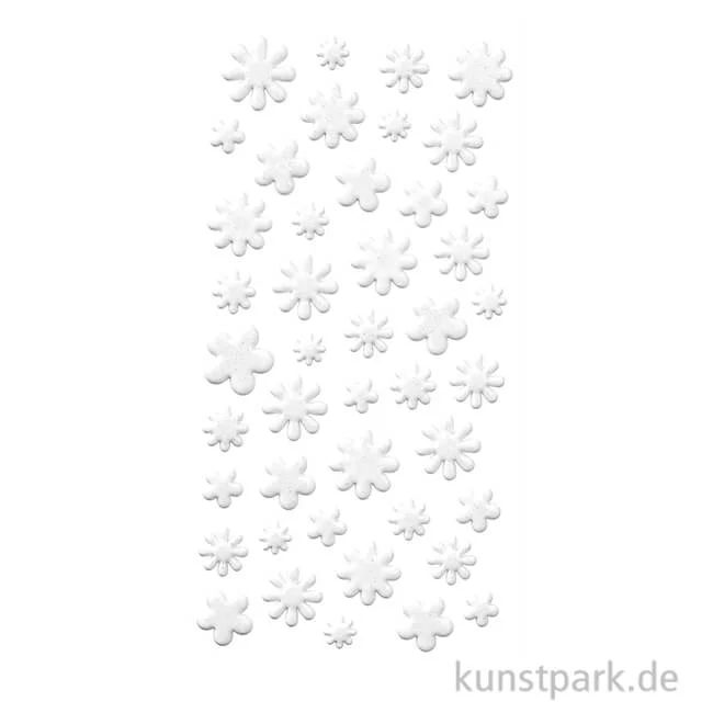Artikelbild 1 des Artikels “Softy Sticker - Blüten, Weiß / Irisierend “