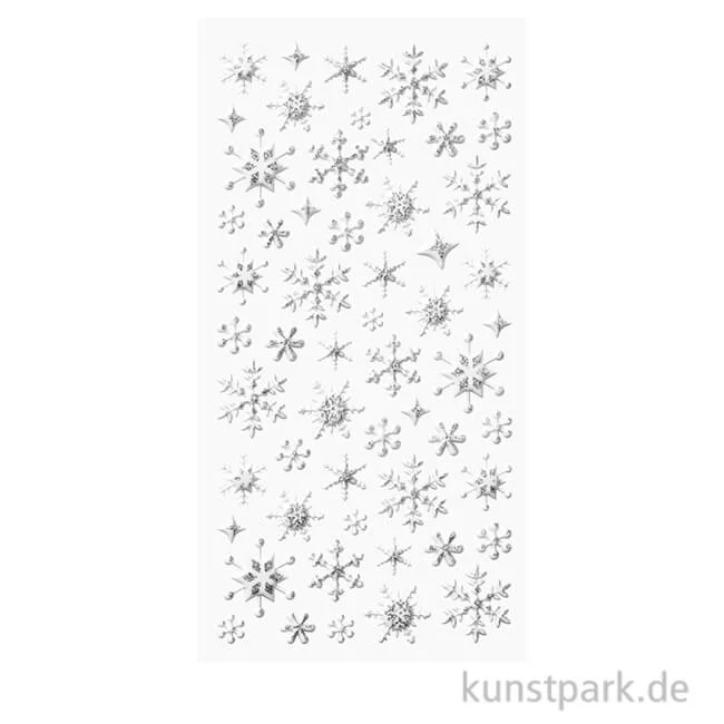 Artikelbild 1 des Artikels “Softy Sticker - Eiskristalle, Silber “