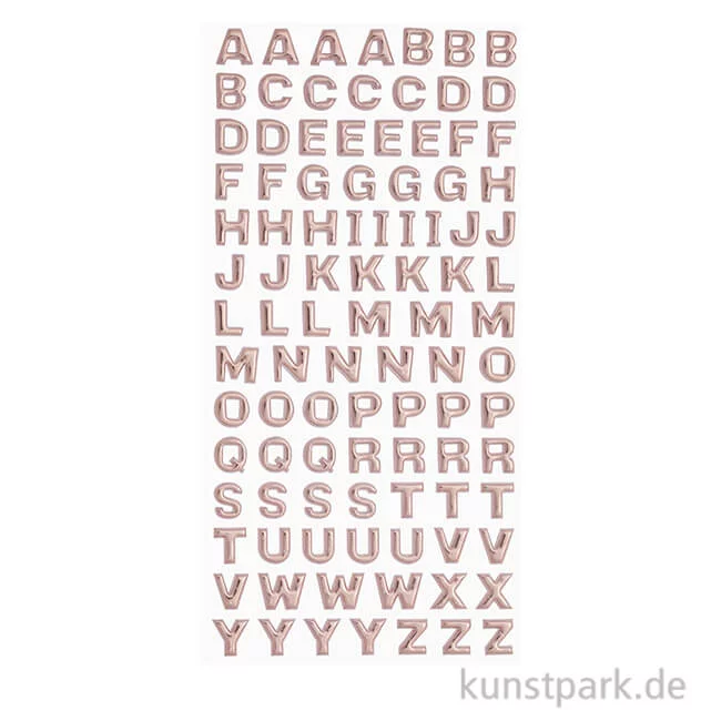 Artikelbild 1 des Artikels “Softy Sticker - Großbuchstaben, Roségold “
