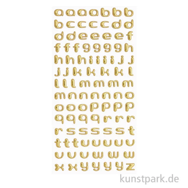 Artikelbild 1 des Artikels “Softy Sticker - Kleinbuchstaben, Gold “