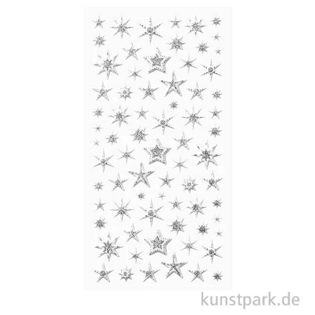 Artikelbild 1 des Artikels “Softy Sticker - Sterne, Silber “