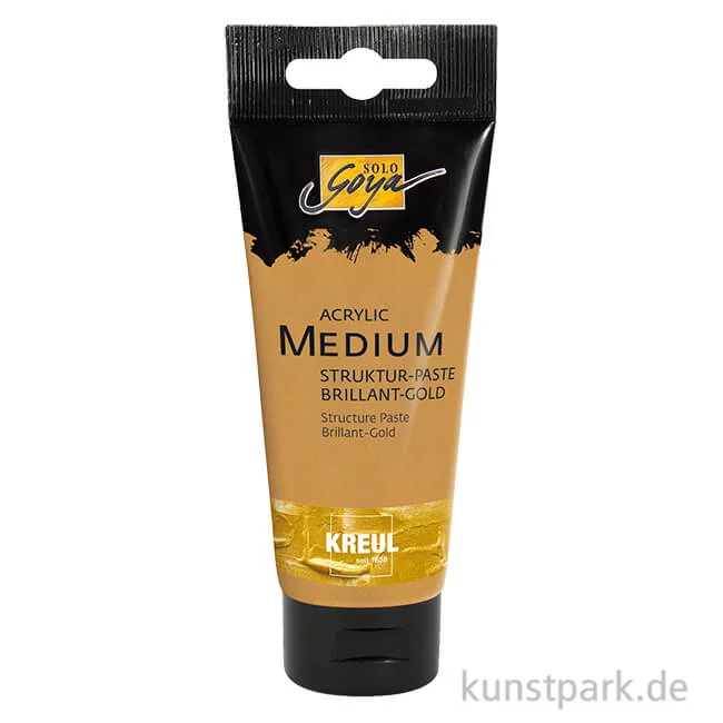 Artikelbild 1 des Artikels “Solo Goya Acryl Strukturpaste, Brillant-Gold, 100 ml “