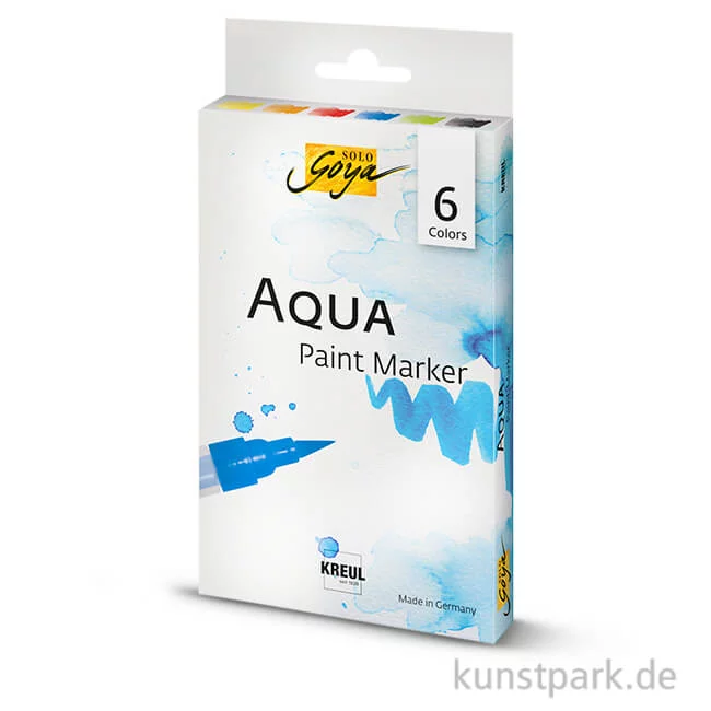 Artikelbild 1 des Artikels “Solo Goya AQUA Paint Marker 6er Set “