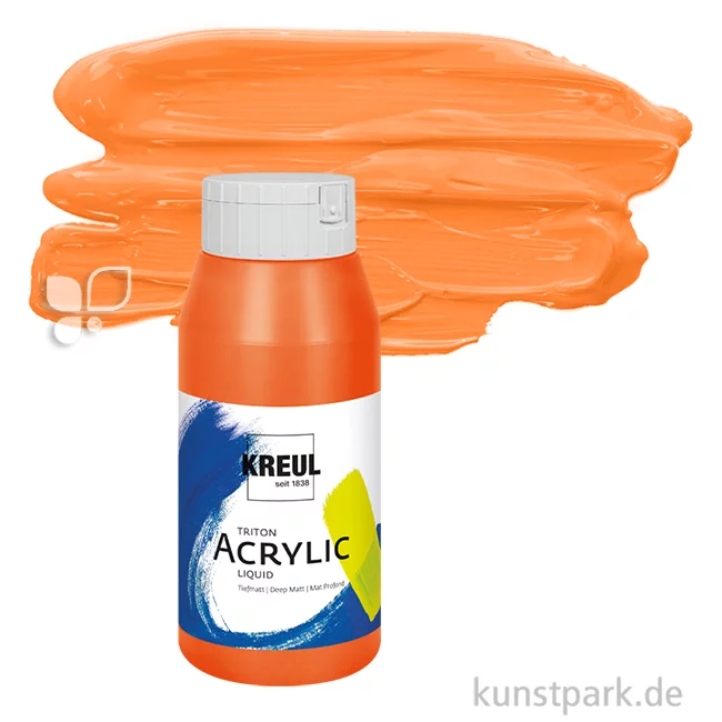 Artikelbild 1 des Artikels “KREUL TRITON Acrylfarben 750 ml Flasche | 02 Echtorange“