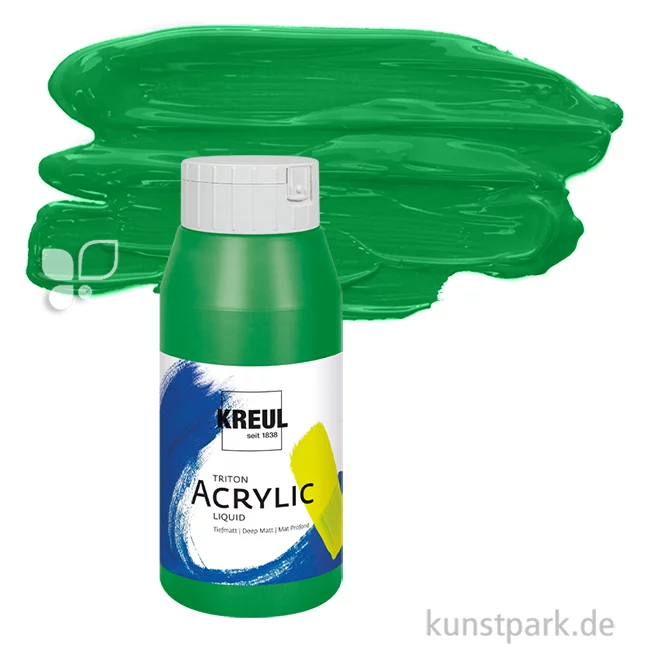 Artikelbild 1 des Artikels “KREUL TRITON Acrylfarben 750 ml Flasche | 06 Permanentgrün“