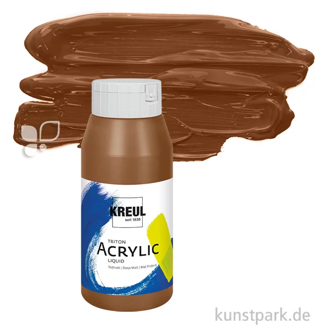 Artikelbild 1 des Artikels “KREUL TRITON Acrylfarben 750 ml Flasche | 12 Oxidbraun dunkel“