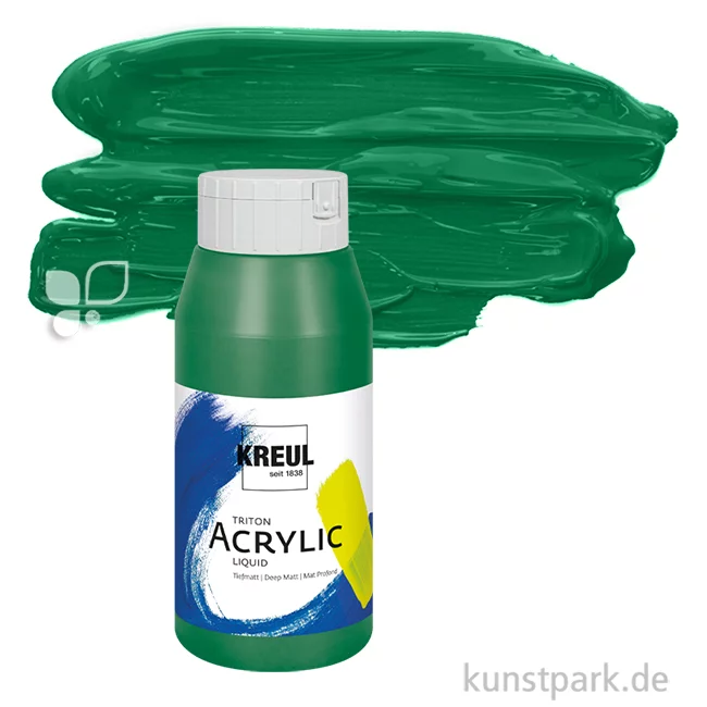 Artikelbild 1 des Artikels “KREUL TRITON Acrylfarben 750 ml Flasche | 14 Laubgrün“