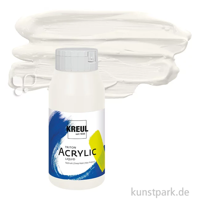 Artikelbild 1 des Artikels “KREUL TRITON Acrylfarben 750 ml Flasche | 33 Mischweiß“