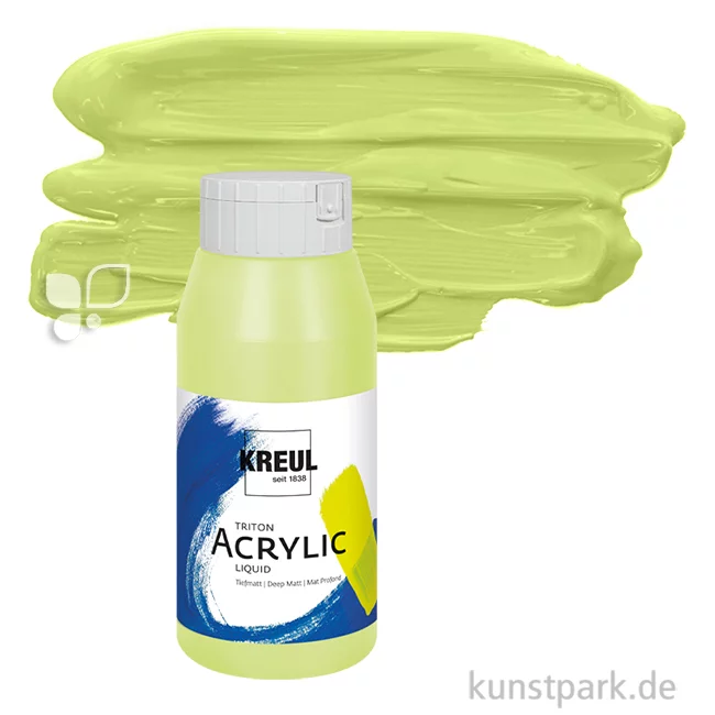 Artikelbild 1 des Artikels “KREUL TRITON Acrylfarben 750 ml Flasche | 38 Lichtgrün“